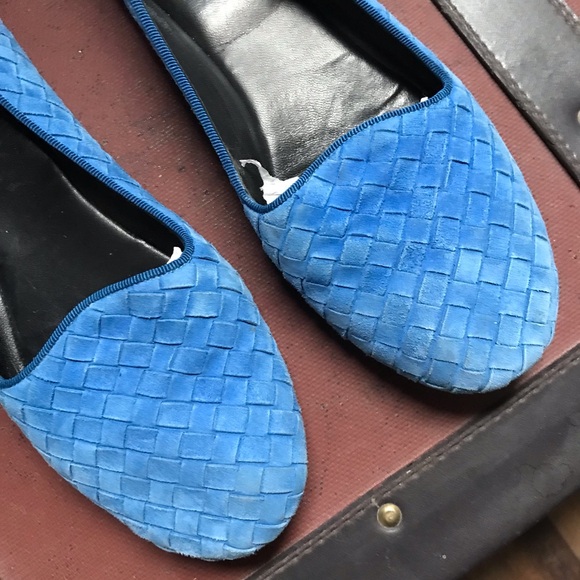 🐬 Bottega Veneta Intrecciato Weave leather suede loafers - Picture 4 of 10